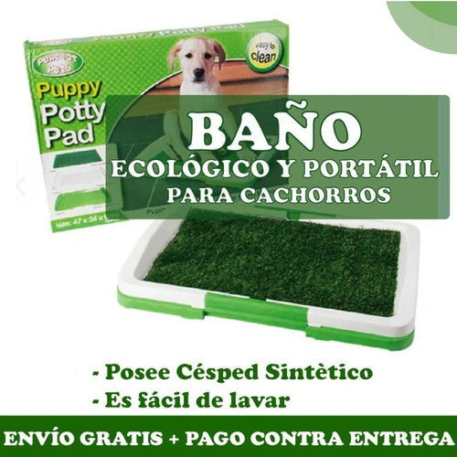 BANO ECOLÓGICO Y PORTÁTIL  PARA PERROS